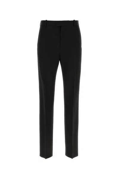 Bottega Veneta Slate Stretch Wool Blend Pant In Vulcano