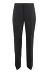 Bottega Veneta Black Wool Pant In Black