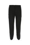Bottega Veneta Wool Cropped Trousers In Black