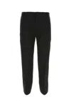 Bottega Veneta Wool Cropped Trousers In Black