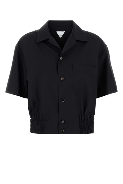 Bottega Veneta Black Wool Shirt