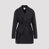 Bottega Veneta Black Sartorial Double-breasted Jacket With Tonal Buttons In Wool Man In Blue