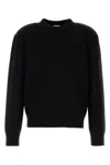 Bottega Veneta Maglione In Misto Lana Stretch Nera Uomo In Black