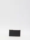 Bottega Veneta Intrecciato Pattern Compact Lambskin Cardholder