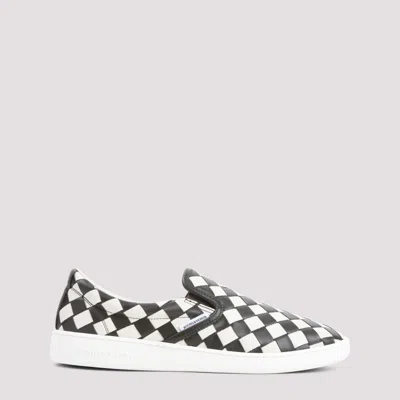 BOTTEGA VENETA BLACKWHITE SLIP ON SNEAKERS