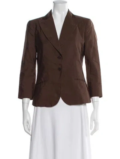 Pre-owned Bottega Veneta Blazer In Brown
