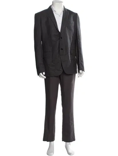 Pre-owned Bottega Veneta Blazer In Gray