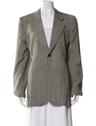 Pre-owned Bottega Veneta Blazer In Gray