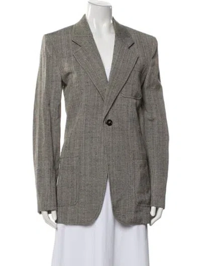 Pre-owned Bottega Veneta Blazer In Gray