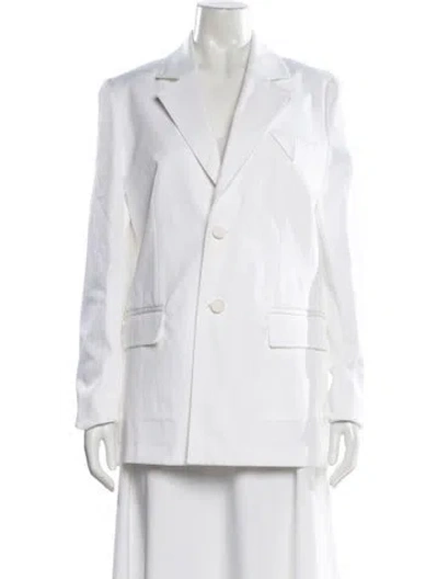 Pre-owned Bottega Veneta Blazer In White