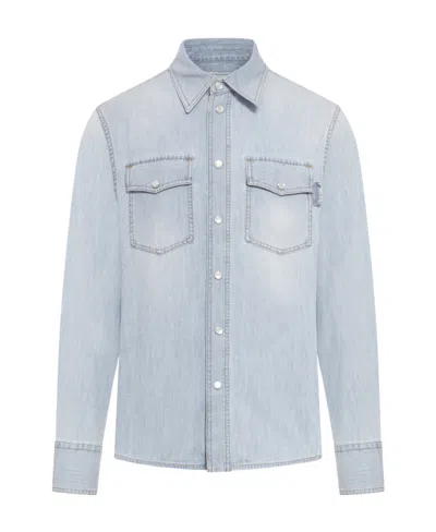 BOTTEGA VENETA BOTTEGA VENETA LONG-SLEEVED DENIM SHIRT