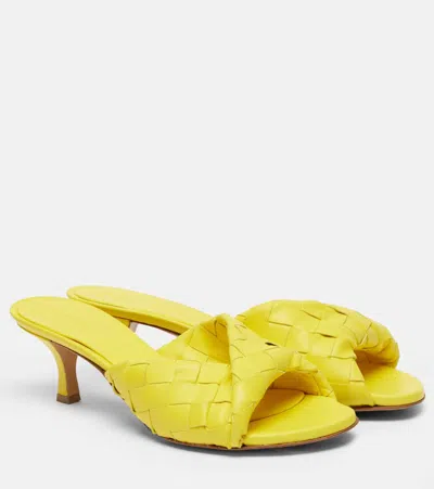 Bottega Veneta Blink 50 Intrecciato Leather Mules