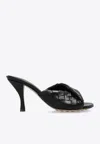 Bottega Veneta Blink 80 Intrecciato Leather Mules In Black
