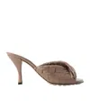 Bottega Veneta Brown Blink Heeled Sandals In Brown