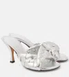 Bottega Veneta Blink Mules In Silver