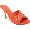 Bottega Veneta Blink Mules In New Orange
