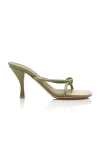 Bottega Veneta Blink Slide Sandal In Green