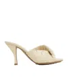 Bottega Veneta Blink Mule Sandal Intrecciato Nappa Opaque In Nude