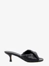 Bottega Veneta Interciato Woven Twist Mule Sandals