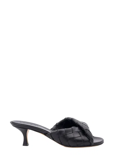 Bottega Veneta Blink Leather Mules In Black
