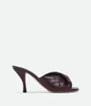 Bottega Veneta Stilet-heeled Sandals In Dark Barolo