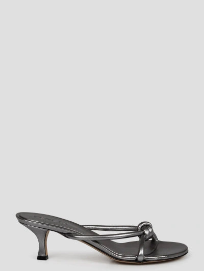 Bottega Veneta Blink Mule In Metallic