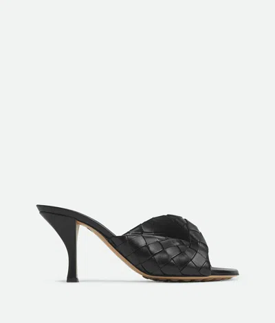 Bottega Veneta Blink Leather Mules In Black