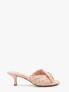Bottega Veneta Blink 50 Intrecciato Leather Mules In Pink