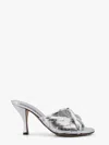 Bottega Veneta Blink Mules In Silver