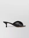 Bottega Veneta Interciato Woven Twist Mule Sandals