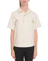 Bottega Veneta Short-sleeved Cotton Blouse With Hidden Buttons In White