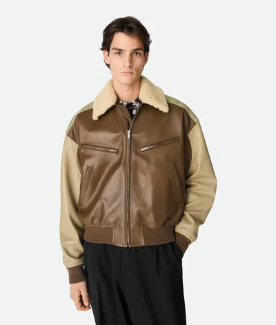 BOTTEGA VENETA BLOUSON EN CUIR NAPPA