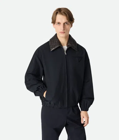 BOTTEGA VENETA BLOUSON EN COTON TECHNIQUE