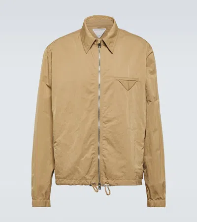 Bottega Veneta Blouson Jacket In Sesame