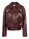 Bottega Veneta Blouson Jacket Jackets Bordeaux In Brown