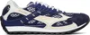 Bottega Veneta Mens Orbit Contrast-panel Woven Low-top Trainers Blue Oth In 4058
