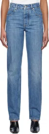 Bottega Veneta Blue Boyfriend Jeans In 4715 Mid Blue