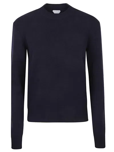 Bottega Veneta Blue Cashmere Crewneck Jumper