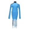 Bottega Veneta Blue Cotton Long In Blue