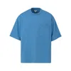 Bottega Veneta Admiral Blue Cotton T-shirt
