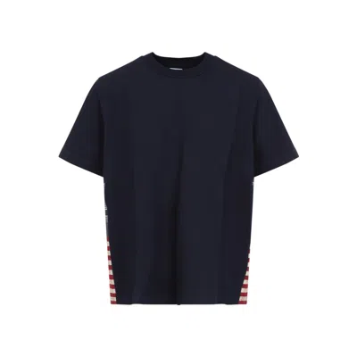 Bottega Veneta Silk And Cotton T-shirt In Black