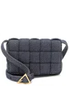 Bottega Veneta Blue Denim Padded Cassette Crossbody (authentic Pre-loved) In Blue