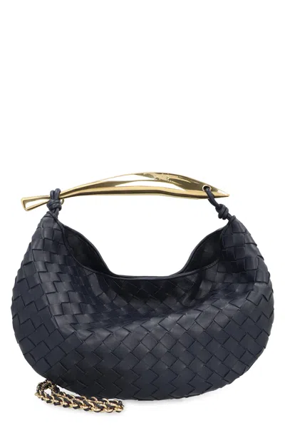 Bottega Veneta Blue Gemelli Small Shoulder Handbag For Women