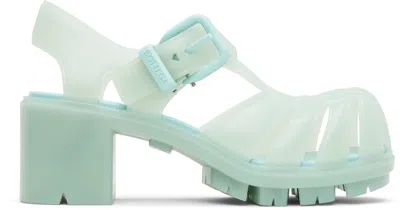 Bottega Veneta Blue Gertie Fisherman Heeled Sandals