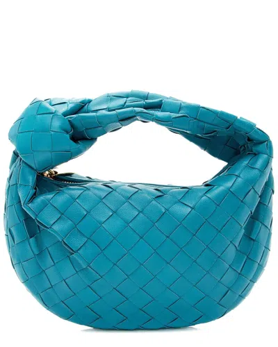 Bottega Veneta Blue Intrecciato Leather Jodie Mini Bag (authentic Pre-loved)