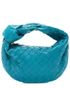 Bottega Veneta Blue Intrecciato Leather Jodie Mini Bag (authentic Pre-loved) In Blue