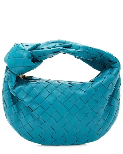 Bottega Veneta Blue Intrecciato Leather Jodie Mini Bag (authentic Pre-loved)