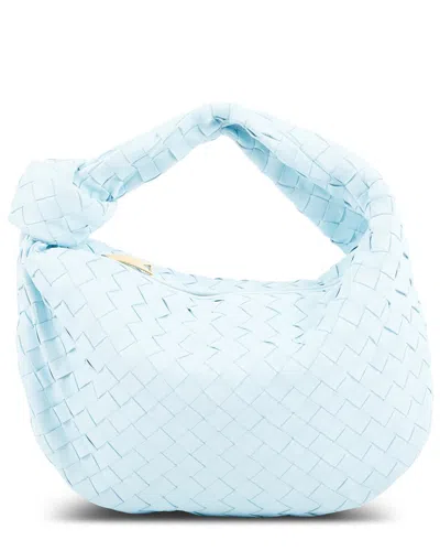 Bottega Veneta Blue Intrecciato Leather Teen Jodie (authentic )