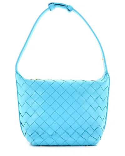 Bottega Veneta Blue Intrecciato Nappa Candy Wallace Shoulder Bag (authentic  Pre-loved)