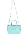 Bottega Veneta Blue Lambskin Leather Mini Arco Tote Bag (authentic Pre-loved)